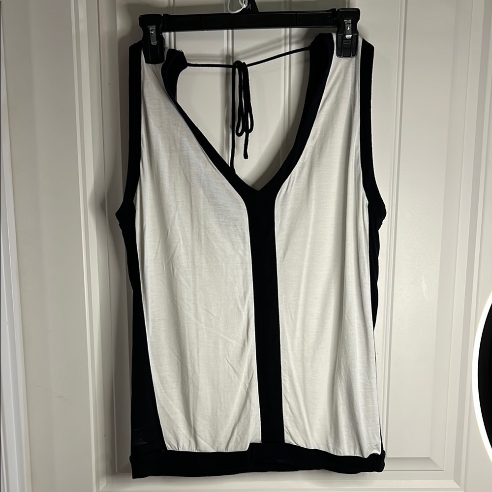Stylish Black and White Women's Top